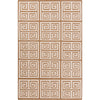 Brown, Light Beige / 2' x 3'