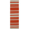 Burnt Orange, Beige / 2'6" x 8'