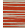 Burnt Orange, Beige / 2'6" x 8'