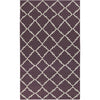 Plum, Cream / FT-450 / 3'6" x 5'6"