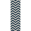 Dark Blue, Cream / 2'6" x 8'