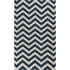 Dark Blue, Cream / 2'6" x 8'