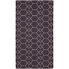 Plum, Ivory / 2'6" x 8'