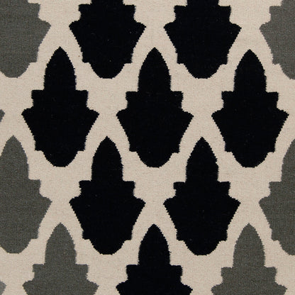 Frontier FT-461 Rug by Surya in light gray, charcoal, gray, ink blue. Made from 100% wool in a unique style.
