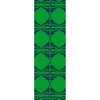 Grass Green, Navy / 2' x 3'