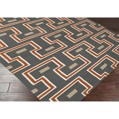 Frontier Rug - 786 by Surya in cream, tan, teal. Made from 100% wool in a unique style.