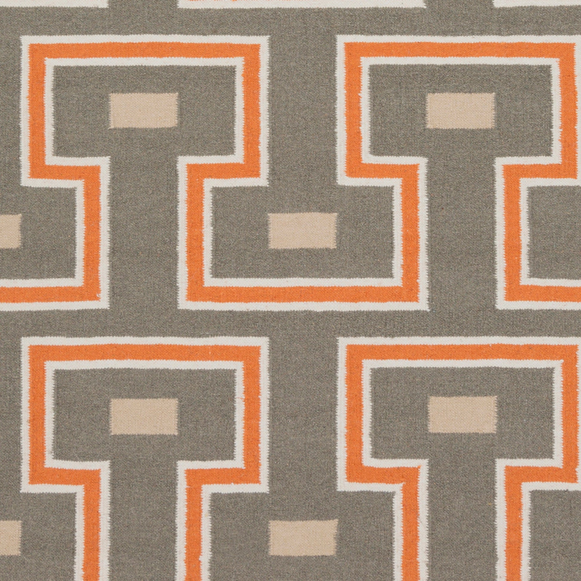 Frontier Rug - 786 by Surya in cream, tan, teal. Made from 100% wool in a unique style.