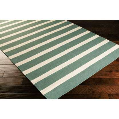 Frontier FT-484 Rug by Surya in light beige, dark green. Made from 100% wool in a unique style.