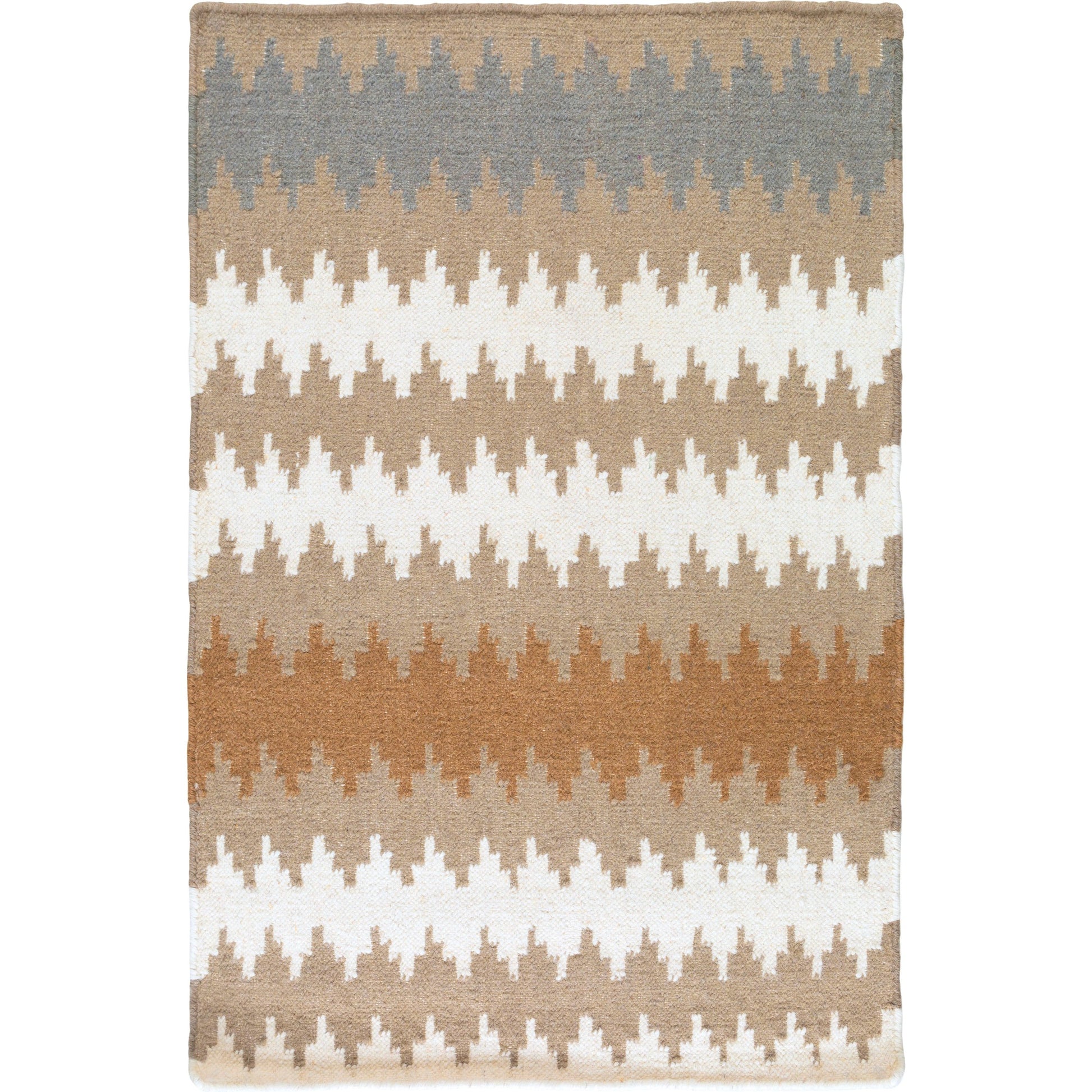 Frontier Rug - 1335 by Surya in brown, taupe, cream, gray. Made from 100% wool in a unique style.