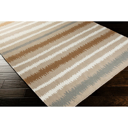 Frontier Rug - 1335 by Surya in brown, taupe, cream, gray. Made from 100% wool in a unique style.
