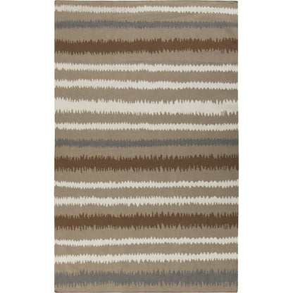 Frontier Rug - 1335 by Surya in brown, taupe, cream, gray. Made from 100% wool in a unique style.