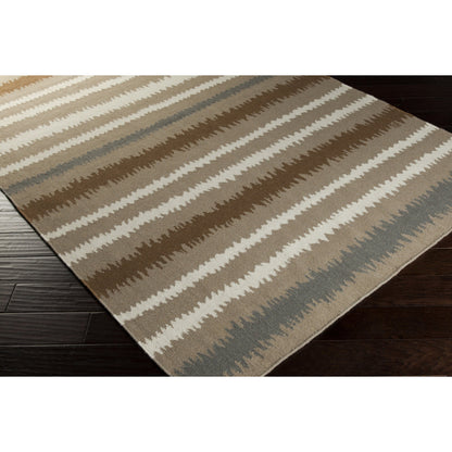 Frontier Rug - 1335 by Surya in brown, taupe, cream, gray. Made from 100% wool in a unique style.