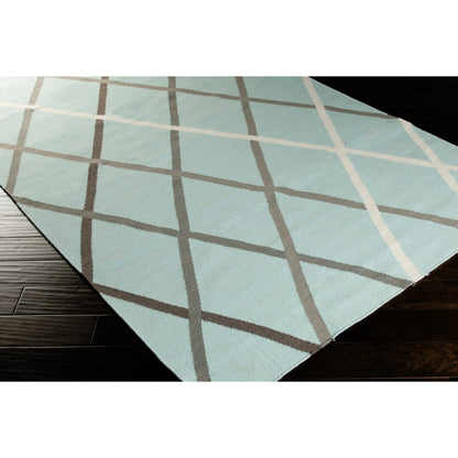 Frontier Rug - 1336 by Surya in seafoam, gray, light gray, charcoal. Made from 100% wool in a unique style.