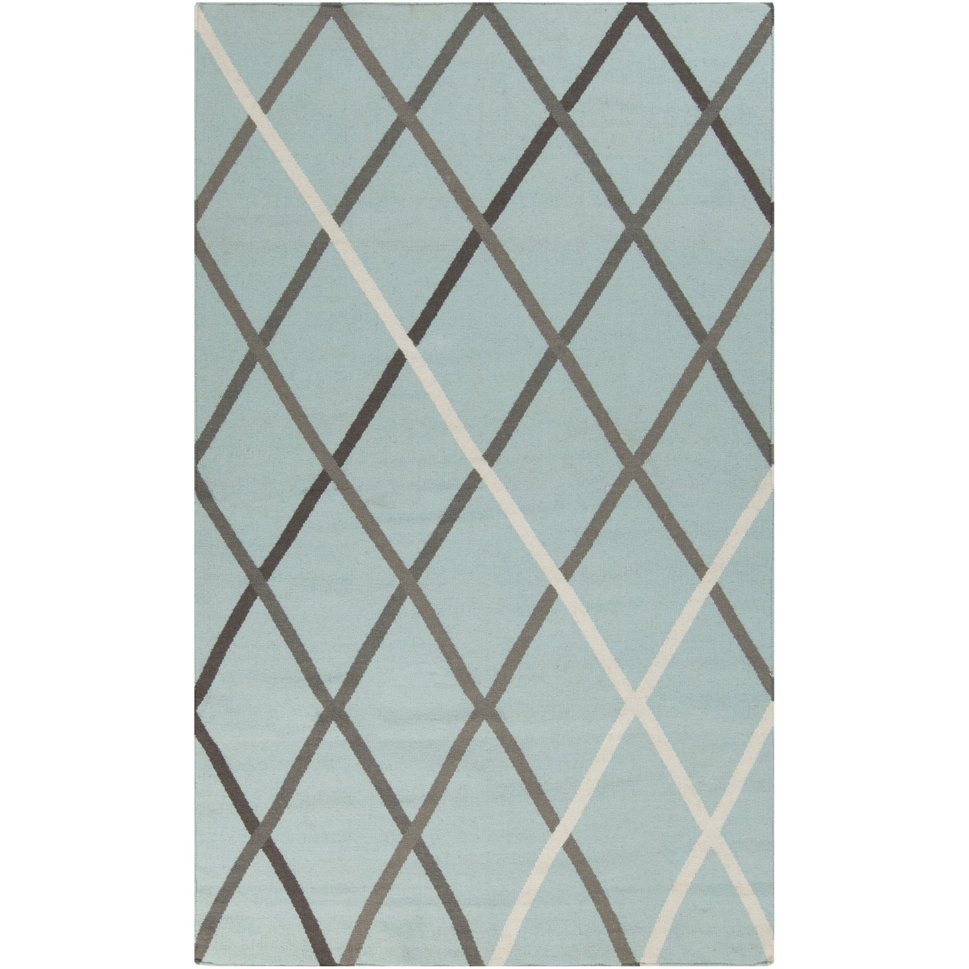 Frontier Rug - 1336 by Surya in seafoam, gray, light gray, charcoal. Made from 100% wool in a unique style.