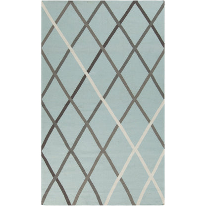 Frontier Rug - 1336 by Surya in seafoam, gray, light gray, charcoal. Made from 100% wool in a unique style.