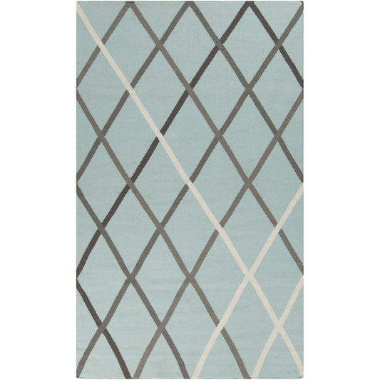 Frontier Rug - 1336 by Surya in seafoam, gray, light gray, charcoal. Made from 100% wool in a unique style.