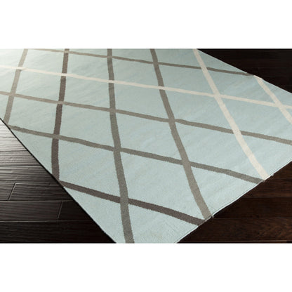 Frontier Rug - 1336 by Surya in seafoam, gray, light gray, charcoal. Made from 100% wool in a unique style.