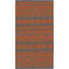 Orange, Gray / 3'6" x 5'6"