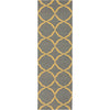 Gray, Mustard / 2'6" x 8'