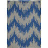 Dark Blue, Gray / 2' x 3'