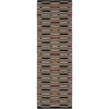Black, Tan, Red, Camel, Cream, Rust / 2'6" x 8'