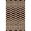 Rust, Cream, Dark Green, Brown, Aqua / 2' x 3'