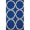 Blue, Ivory / 2' x 3'