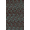 Dark Brown, Sage / 2' x 3'