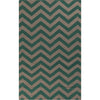 Emerald, Medium Gray / 2' x 3'
