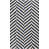 Blue, Ivory / 2' x 3'
