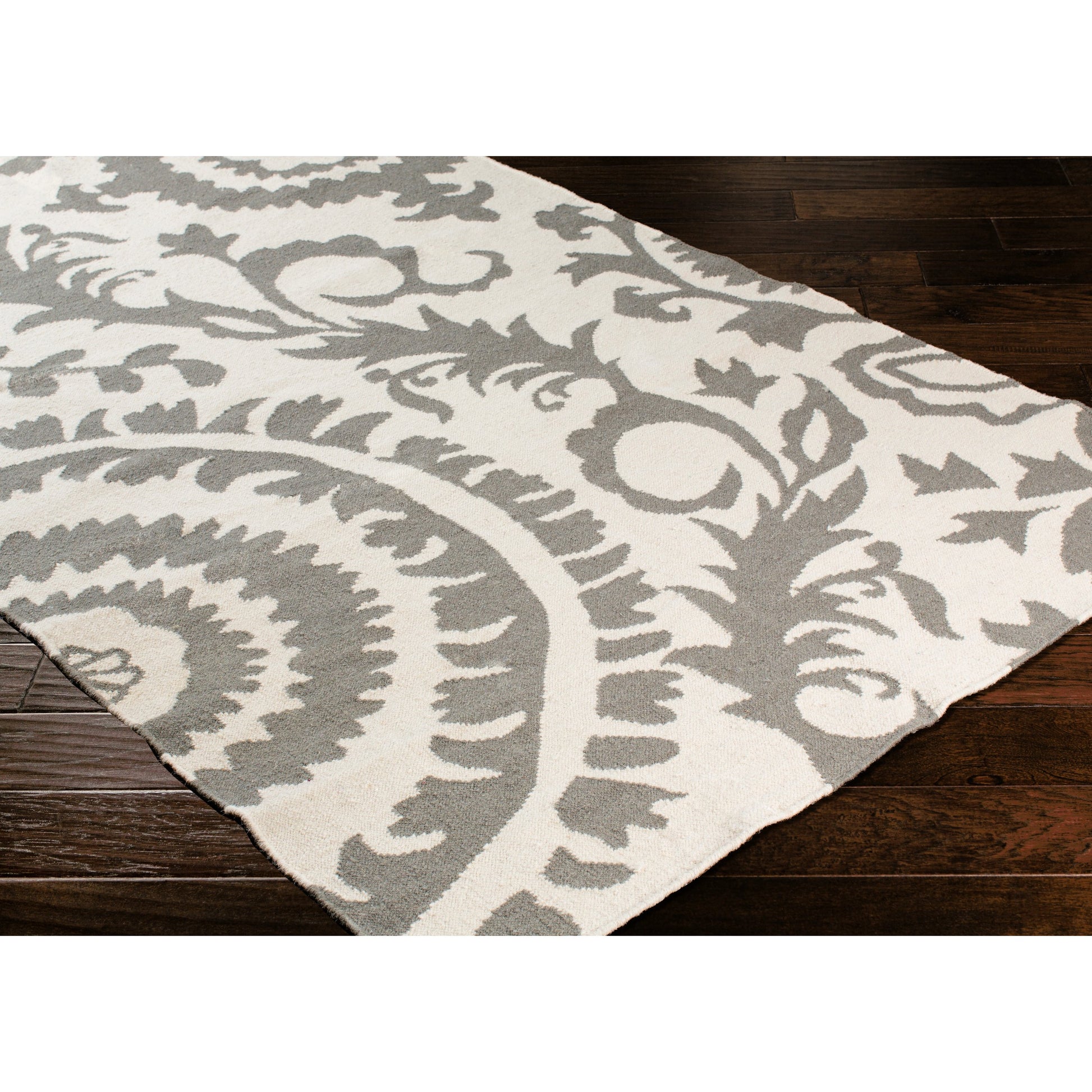 Frontier Rug - 13420 by Surya in brown, white. Made from face: 100% wool in a unique style.