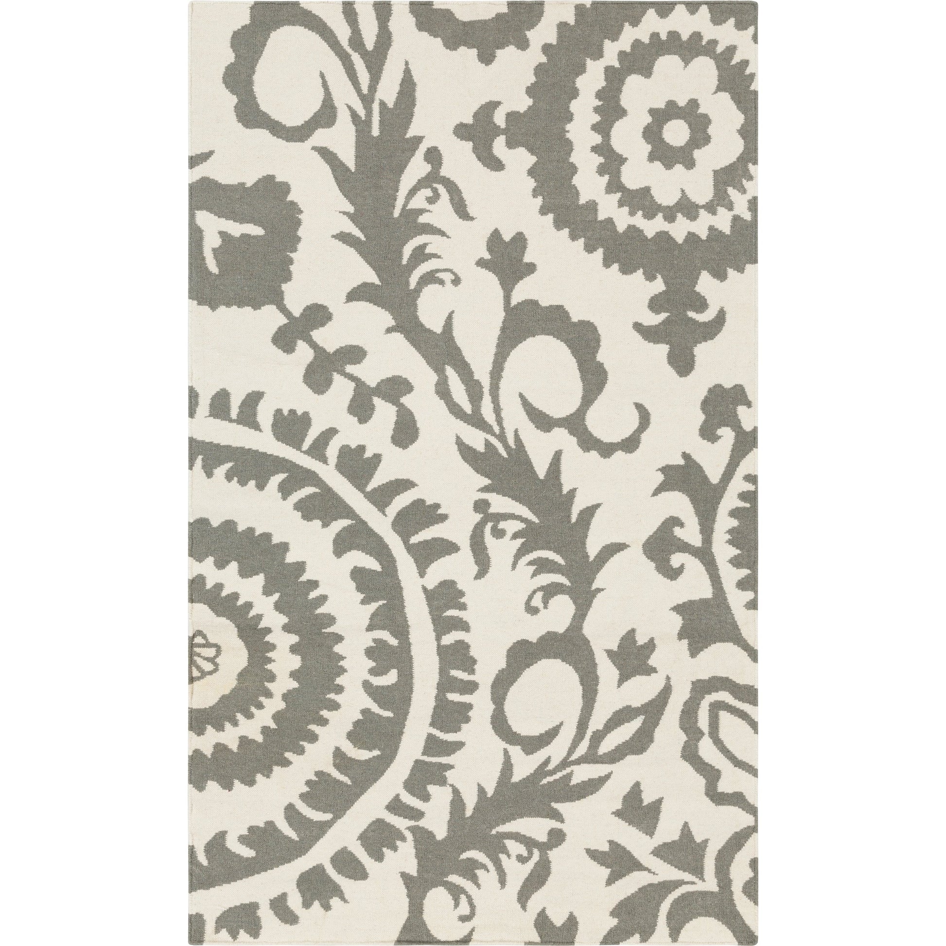 Frontier Rug - 13420 by Surya in brown, white. Made from face: 100% wool in a unique style.