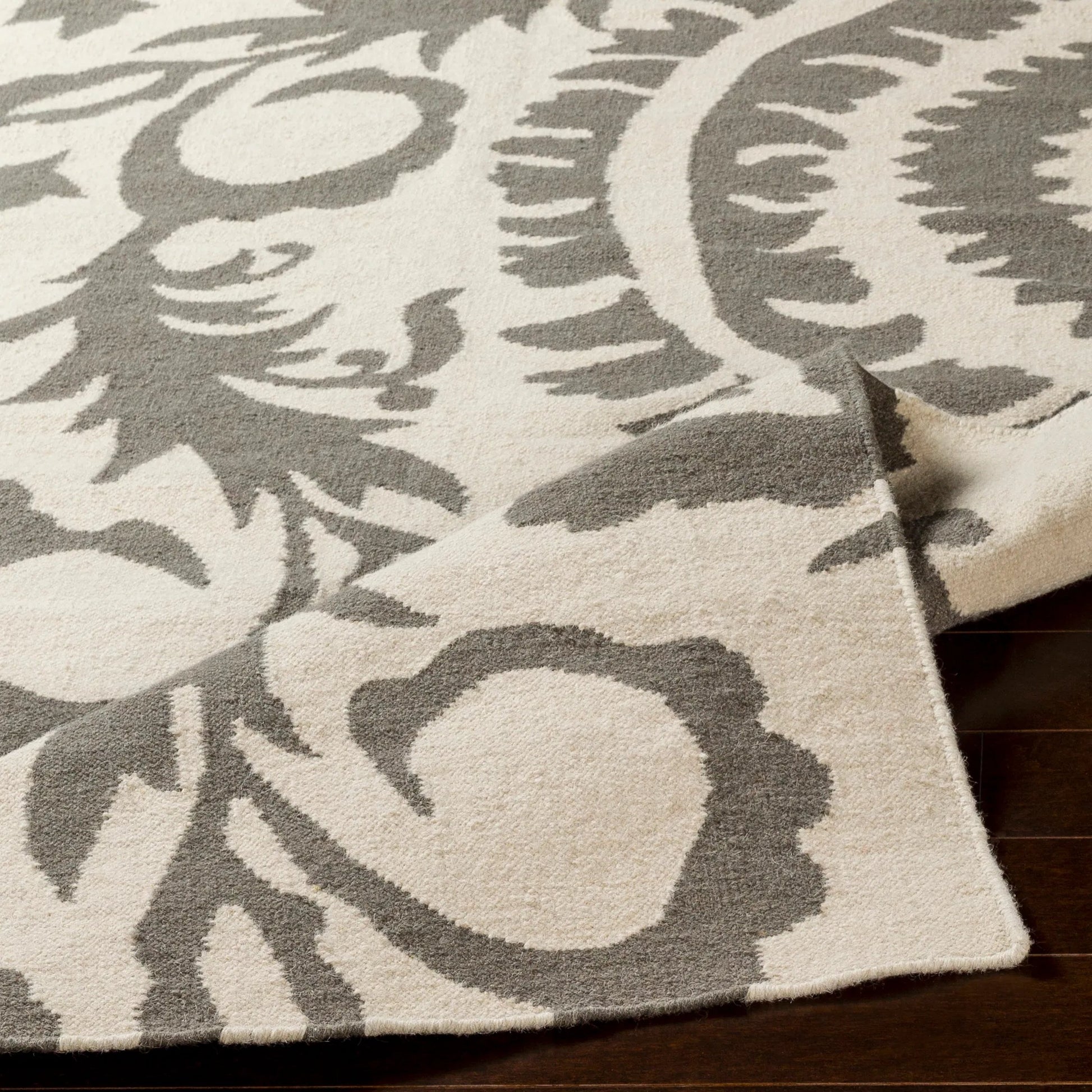 Frontier Rug - 13420 by Surya in brown, white. Made from face: 100% wool in a unique style.