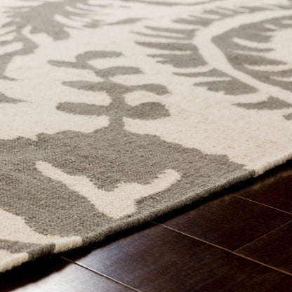 Frontier Rug - 13420 by Surya in brown, white. Made from face: 100% wool in a unique style.