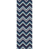 Ink Blue, Medium Gray, Blue, Teal, Mauve, Beige / 2'6" x 8'