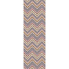 Gray, Seafoam, Taupe, Brown, Mauve / 2'6" x 8'