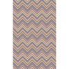 Gray, Seafoam, Taupe, Brown, Mauve / 2'6" x 8'