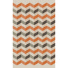 Dusty Coral, Rust, Taupe, Beige, Olive, Dark Brown / 2' x 3'