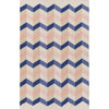 Rose, Dusty Pink, Ink Blue, Navy, Taupe, Beige / 2' x 3'