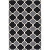 Black, Gray, Ivory / 3'6" x 5'6"