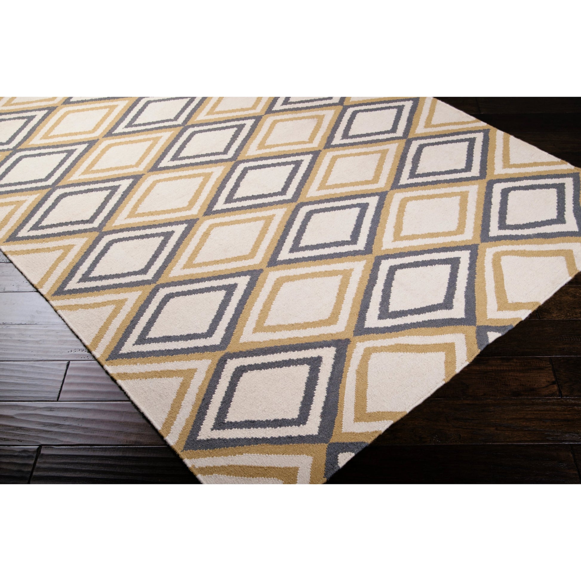 Frontier FT-85 Rug by Surya in light beige, charcoal. Made from 100% wool in a unique style.