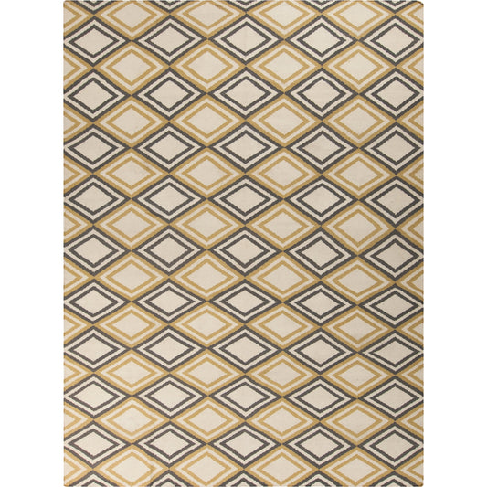Frontier Rug - 1704 by Surya in light beige, charcoal. Made from 100% wool in a unique style.