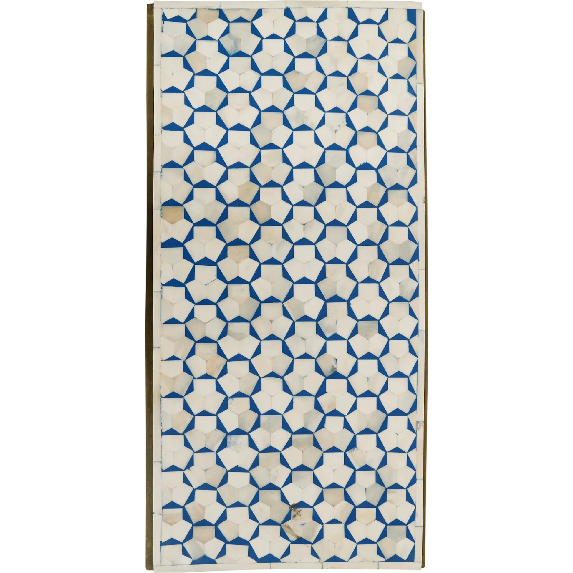 Alexandria 24" Side Table by World Interiors in multi-color and natural. Made from bone, horn, metal in a eclectic & global style.