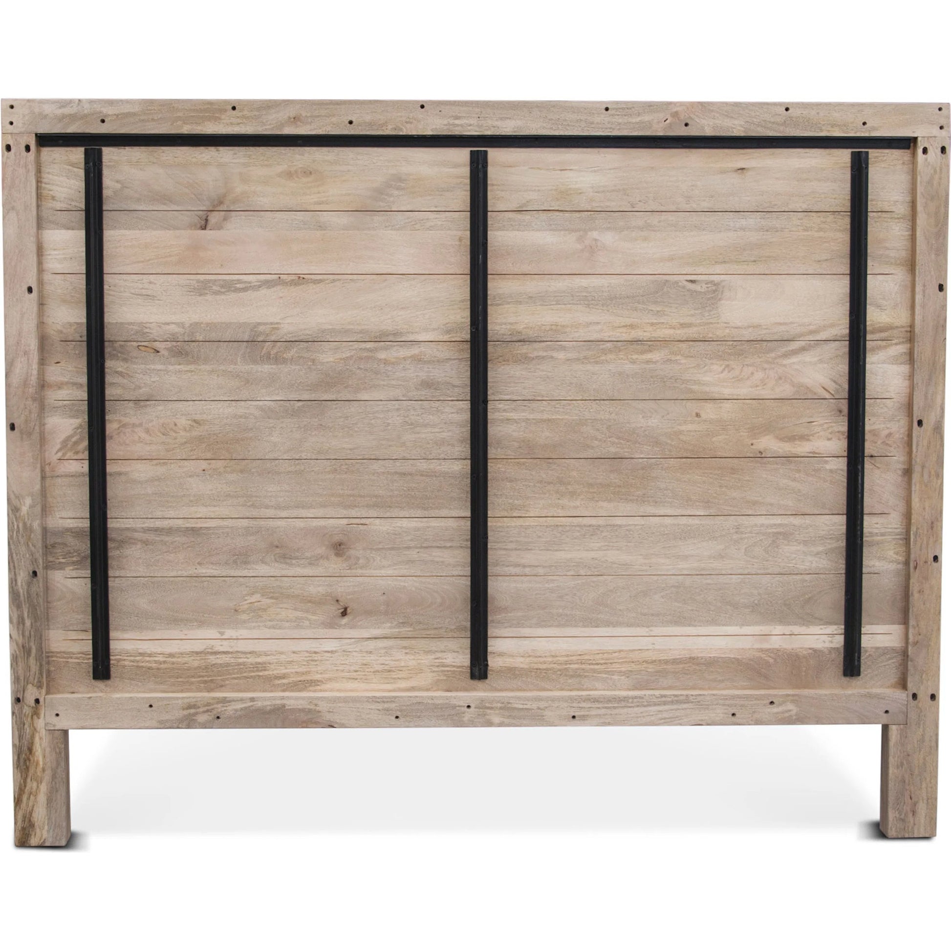 Haveli Bed by World Interiors in white. Made from mango wood in a eclectic & global style.