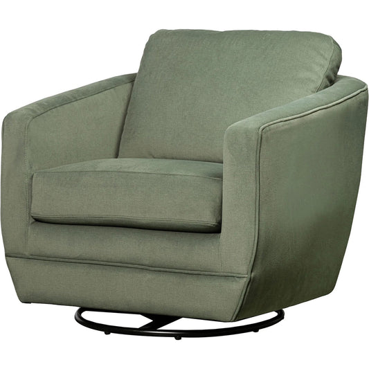 Baltimo Swivel Glider by LH Imports in matte black. Made from unique in a transitional style.