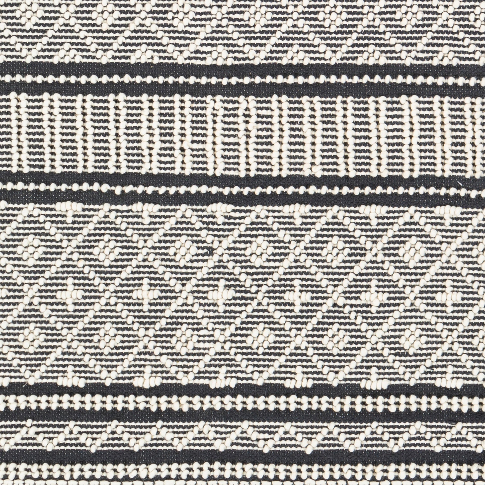 Farmhouse Tassels FTS-2300 Rug by Livabliss in black, white. Made from 60% wool, 40% cotton in a unique style.