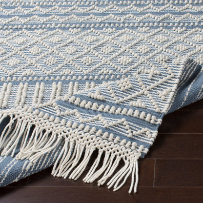 Farmhouse Tassels FTS-2300 Rug by Livabliss in black, white. Made from 60% wool, 40% cotton in a unique style.