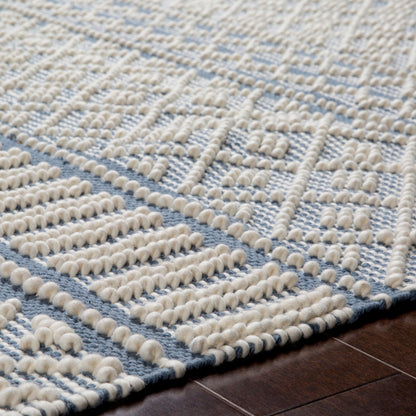 Farmhouse Tassels FTS-2300 Rug by Livabliss in black, white. Made from 60% wool, 40% cotton in a unique style.