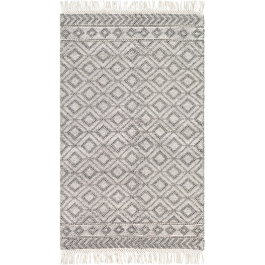 Farmhouse Tassels Rug - 23232 by Surya. Made from 60% wool, 40% cotton in a unique style.