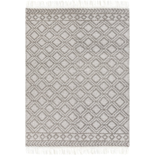 Farmhouse Tassels Rug - 23232 by Surya. Made from 60% wool, 40% cotton in a unique style.